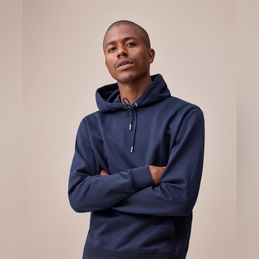 Everlane Men's Navy Hoodie